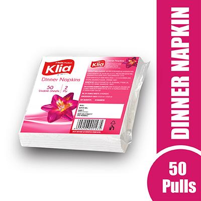 Klia Dinner Napkin 2Ply 38X38 50pulls