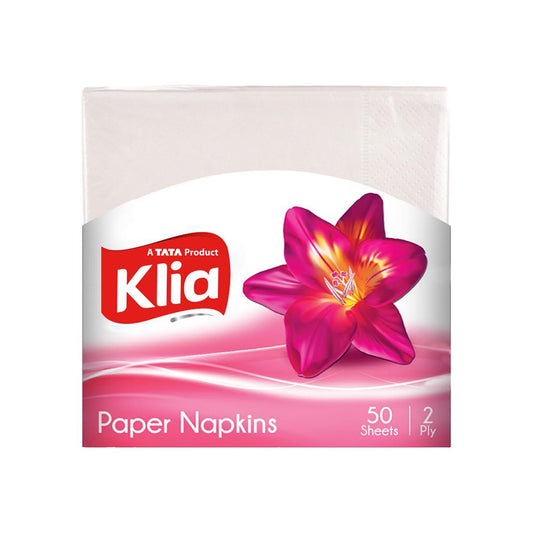 Klia Paper Napkin 2Ply, 50 Pulls (30 cm x 30cm )
