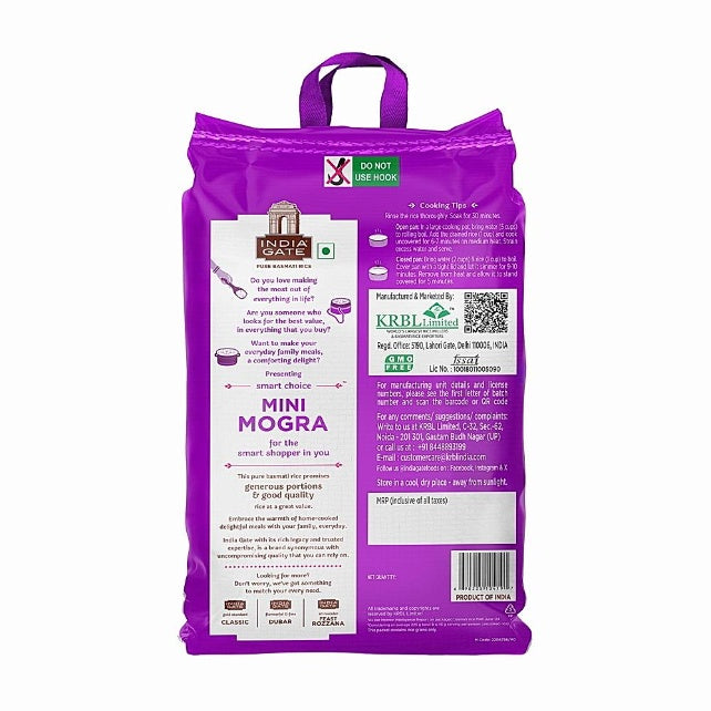 India Gate Mini Mogra Basmati Rice 10kg