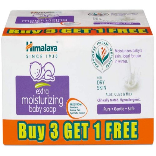 Himalaya Baby Extra Moisturising Soap combi pack 3+1