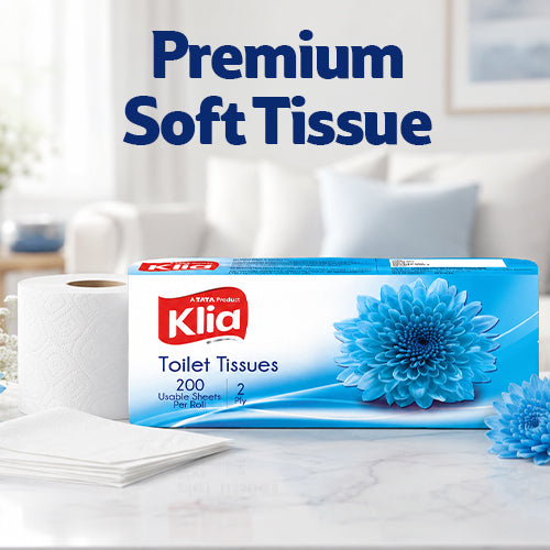 Klia Toilet Tissue 2 Ply pack of 10rolls