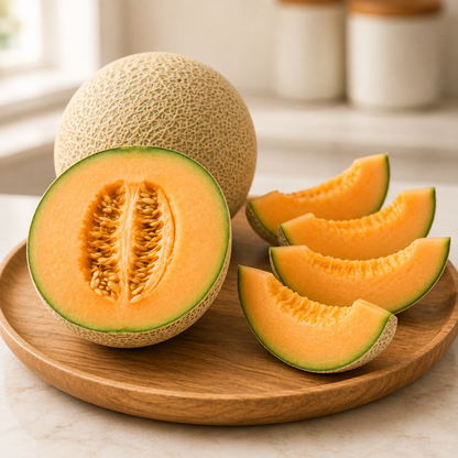 Muskmelon Kundan, ~ 750 g–1 Kg