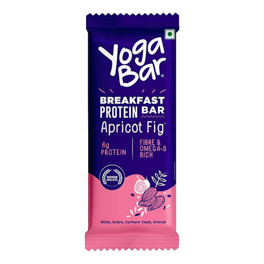 Yogabar Apricot Fig Breakfast Bar 45 g