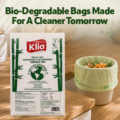 Klia Compostable Garbage Bag Small pack of 15