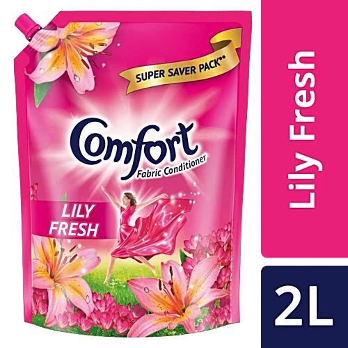 Comfort After Wash Lily Fresh Fabric Conditioner Pouch 2 Ltr