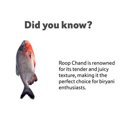 Fresh Water Roop Chand Cleaned, Gross 1Kg, Net 850 g