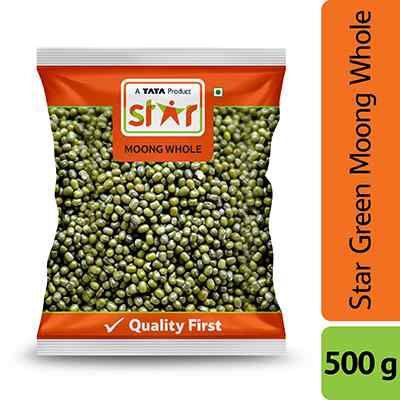 Star Green Moong Whole 500 gm