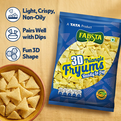 Fabsta 3D Triangle Fryums 200 g