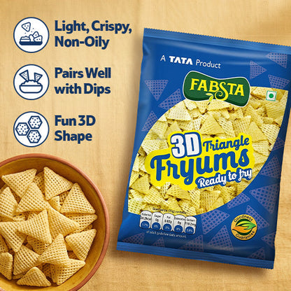 Fabsta 3D Triangle Fryums 200 g