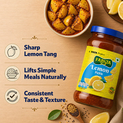Fabsta Lemon Pickle Bottle, 300 g
