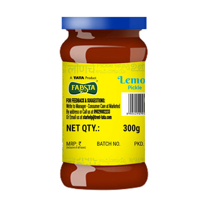 Fabsta Lemon Pickle Bottle, 300 g