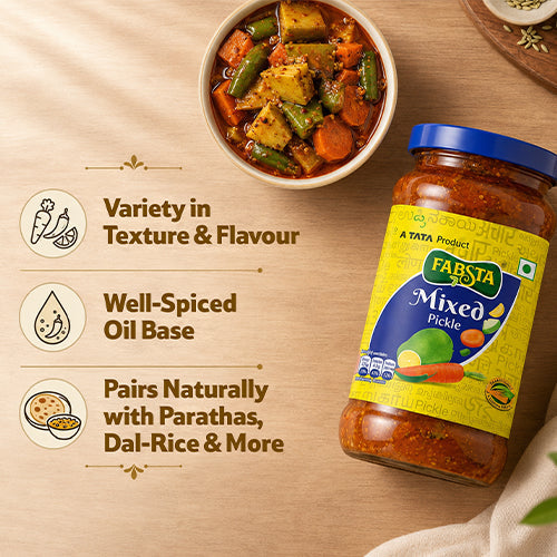 Fabsta Mixed Pickle Bottle 300 g