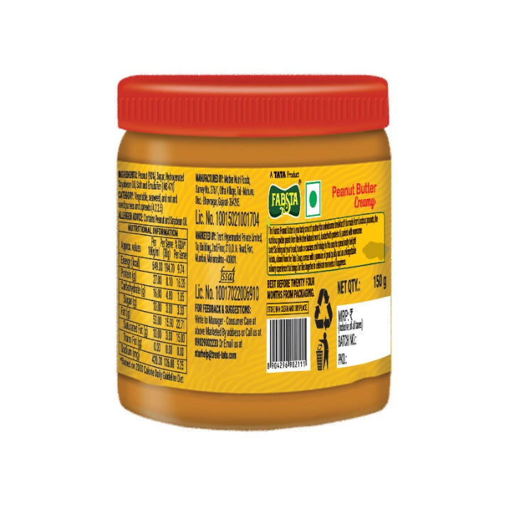 Fabsta Creamy Peanut Butter, 150 g