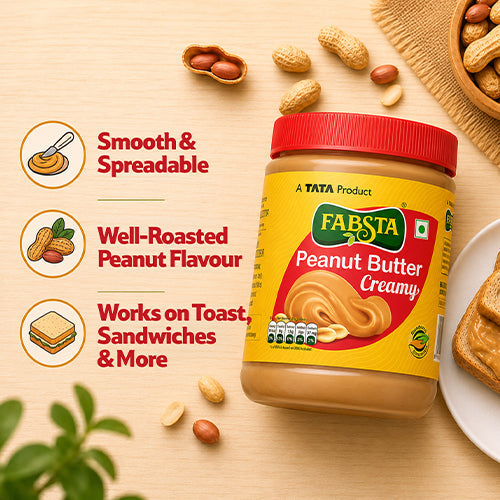Fabsta Creamy Peanut Butter, 850 g