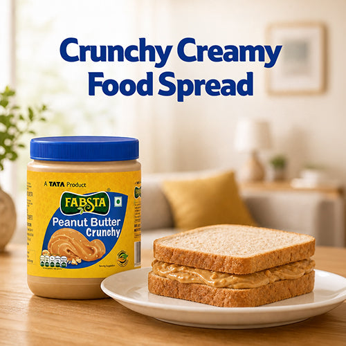 Fabsta Crunchy Peanut Butter, 420 g