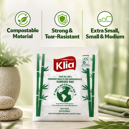 Klia Compostable Garbage Bag Extra Small