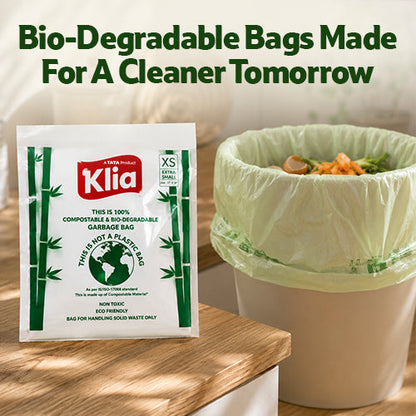 Klia Compostable Garbage Bag Extra Small