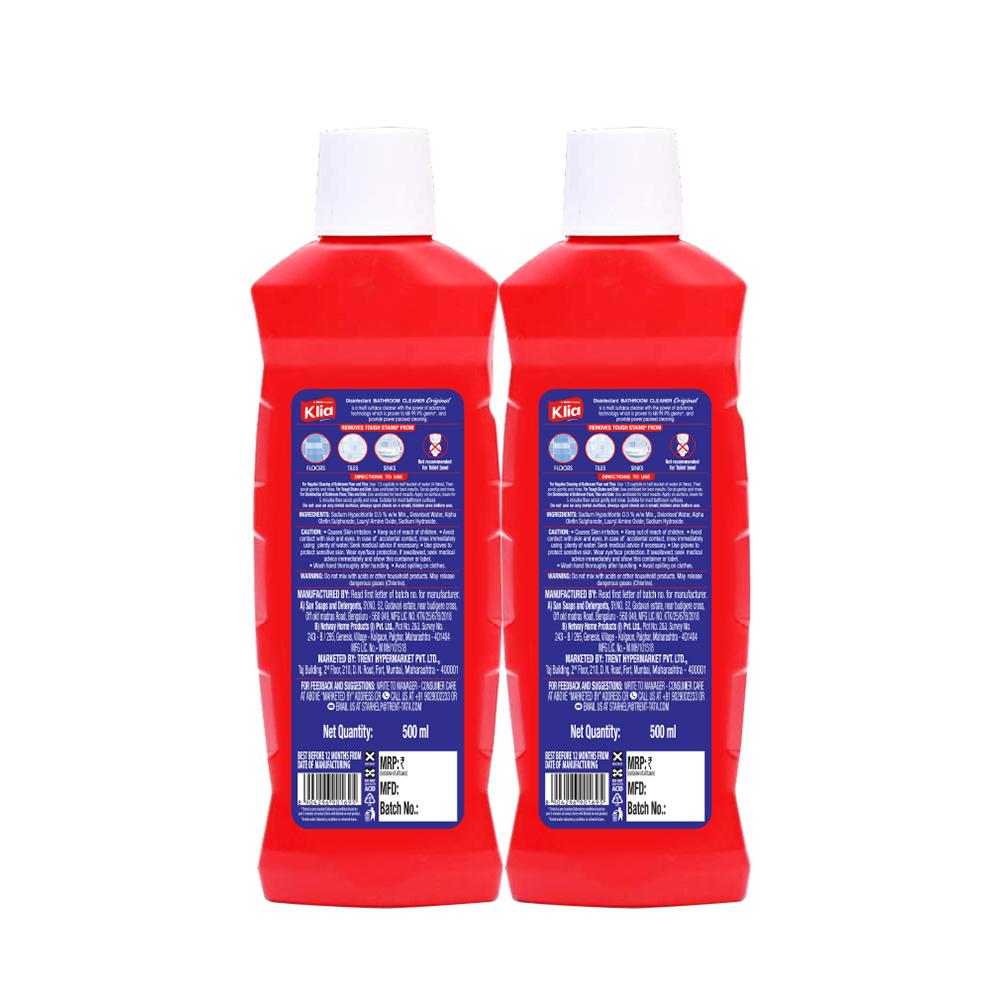 Klia Bathroom Cleaner 2x500ml