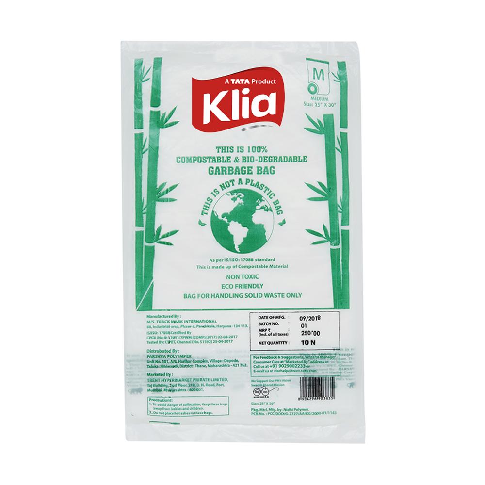 Klia Compostable Garbage Bag Medium