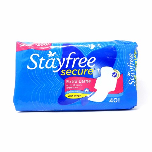 Stayfree Secure Xl Wings San Pads Pack Of 40 Pads