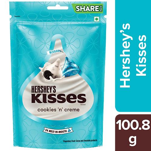 Hersheys Kisses Cookies N Cream 100 g