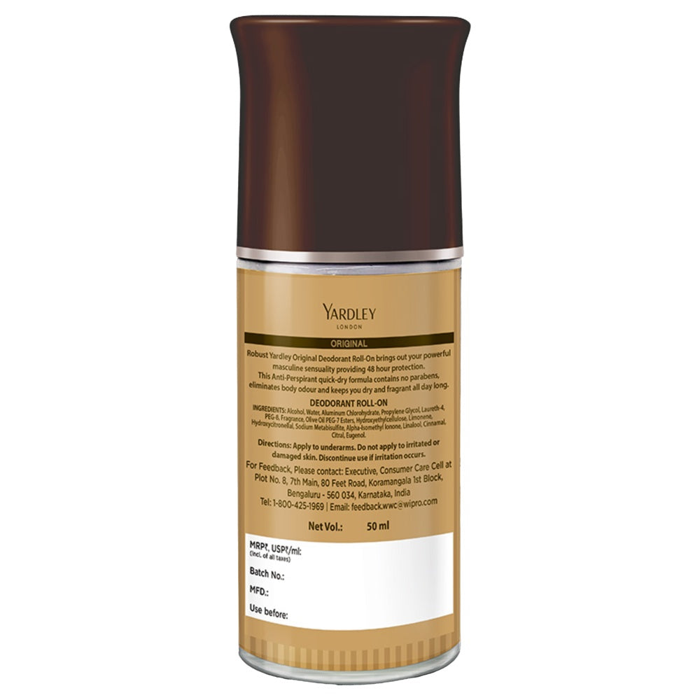 Yardley London Original Roll On 50 ml