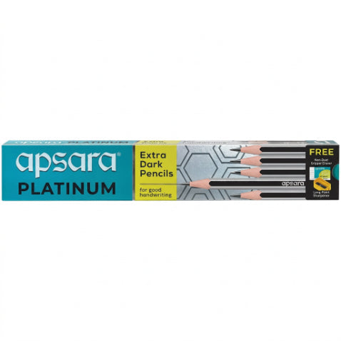 Apsara Platinum Extra Dark Pencils pack of 10