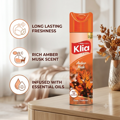 Klia Amber Musk Air Freshener 300ml