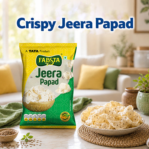 Fabsta Jeera Papad 70 g