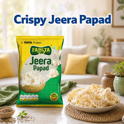 Fabsta Jeera Papad 70 g