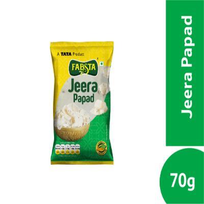 Fabsta Jeera Papad 70 gm