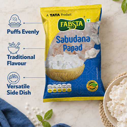 Fabsta Sabudana Papad 70 g