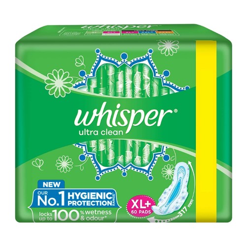 Whisper Ultra Clean Xl Plus 4x15 pcs