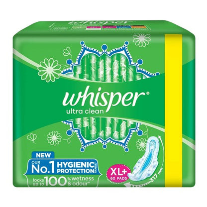 Whisper Ultra Clean Xl Plus 4x15 pcs