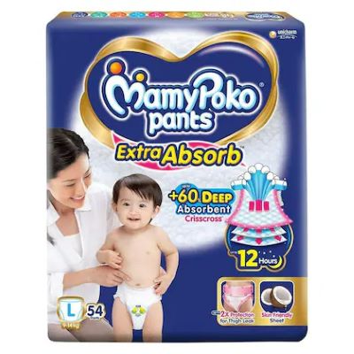 Mamy Poko Extra Absorb Large Pant Diaper 54 pcs