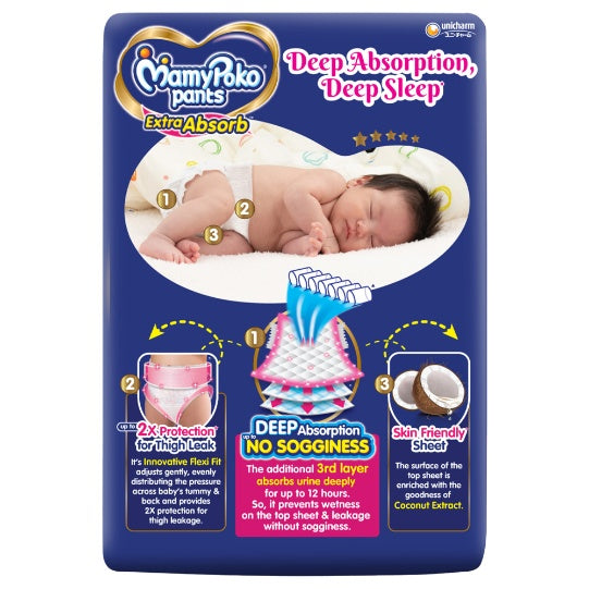 Mamy Poko Extralarge Pant Diaper Xl 46 pcs