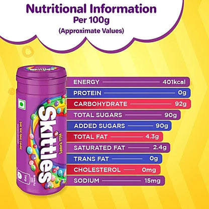 Skittles Wildberry Tube 27.3 g