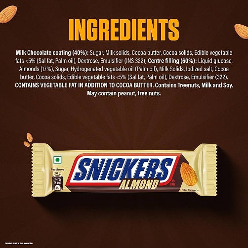 Snickers Almond Bar 45 g