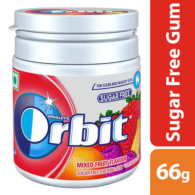 Orbit White Mixed Fruit Chewing Gum 66 gm