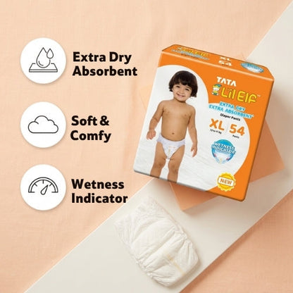 Tata Diaper Pants XL, Pack of 54