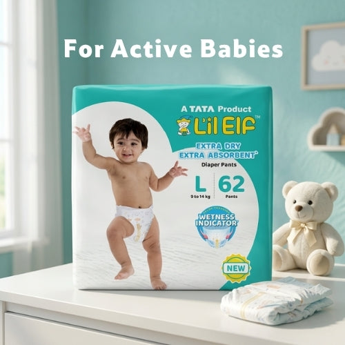 Tata Diaper Pants L, Pack of 62