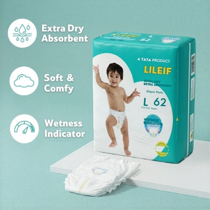 Tata Diaper Pants L, Pack of 62