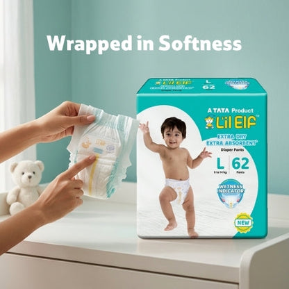 Tata Diaper Pants L, Pack of 62