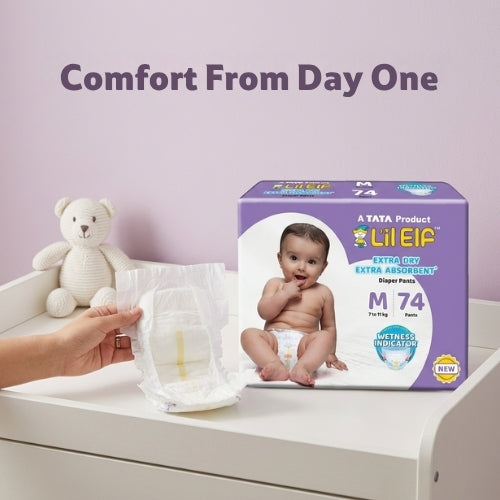 Tata Diaper Pants M, Pack of 74