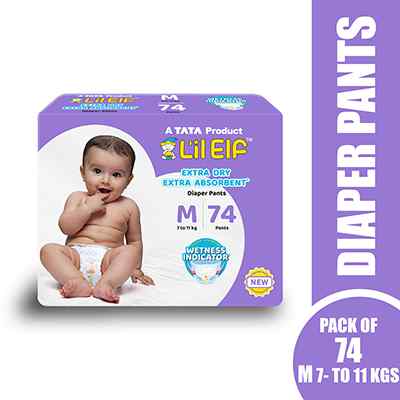 Tata Medium Diaper Pants Pack Of 74