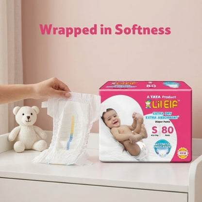 Tata Diaper Pants S, Pack of 80