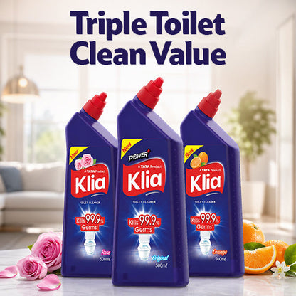 Klia Toilet Cleaner Combi 3X500 ml