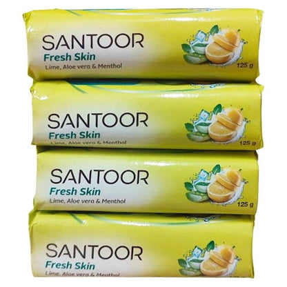 Santoor Aloe Fresh Soap Combi 4x125 g
