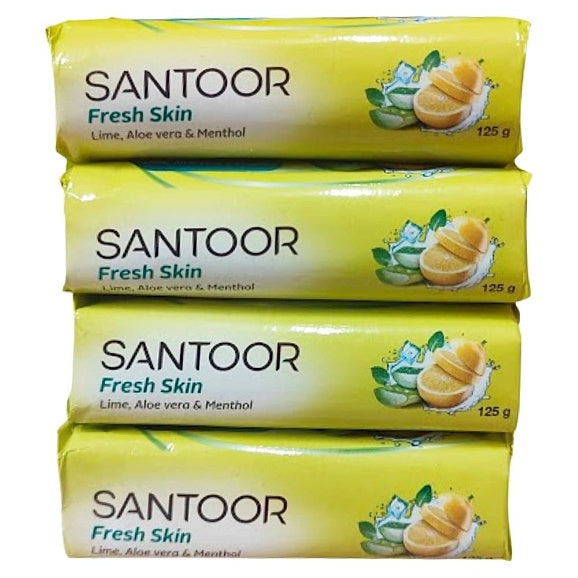 Santoor Aloe Fresh Soap Combi 4x125 g