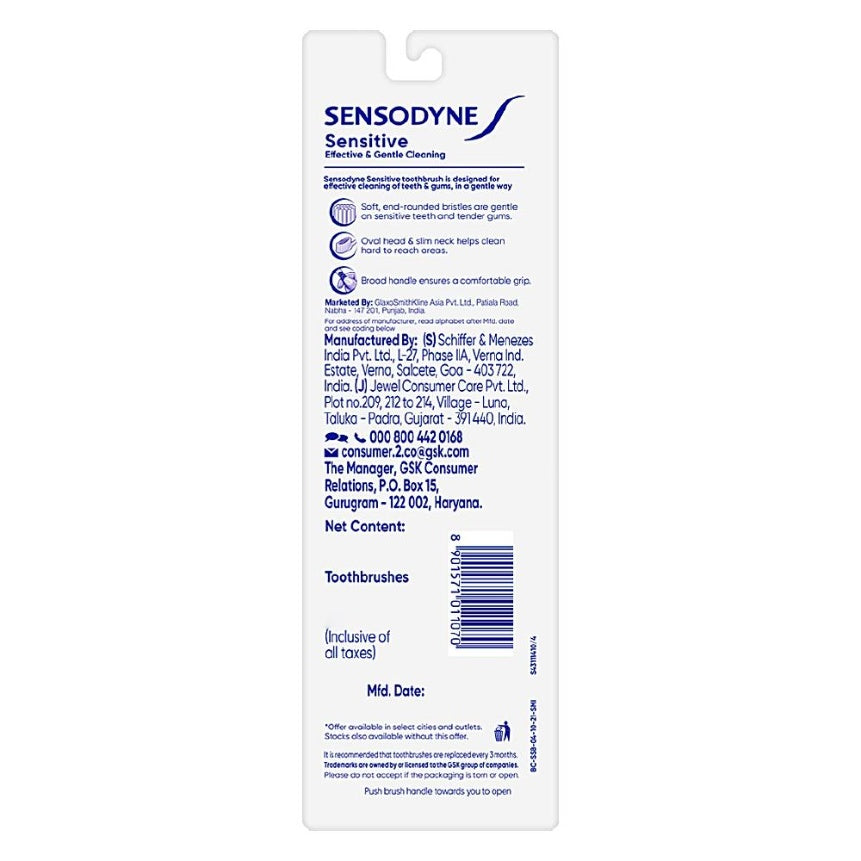 Sensodyne Soft Toothbrush Quad Pack pack of 4